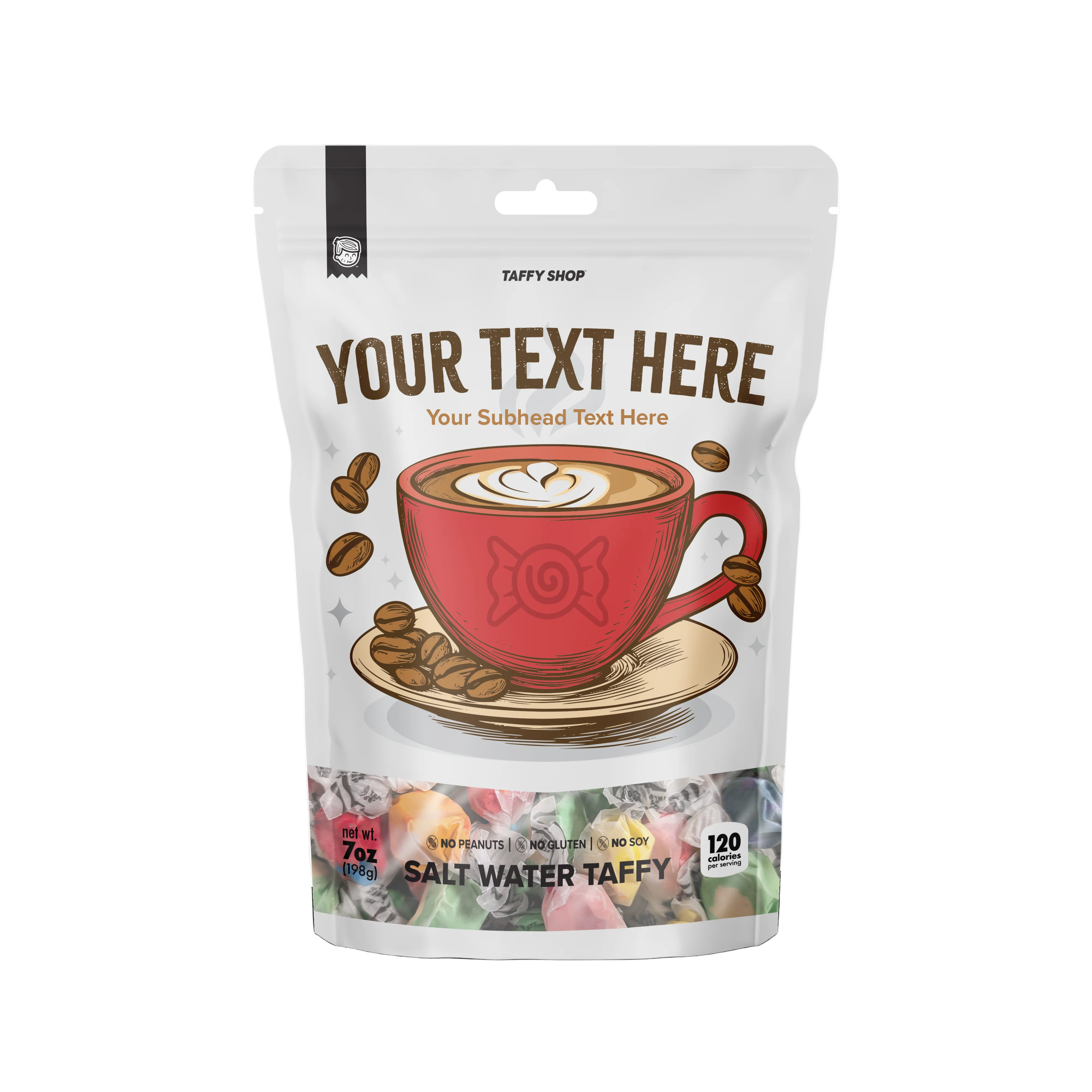 Brews & Chews Custom Taffy Bag - Image 4
