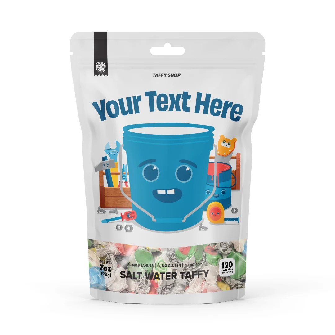 Bucket Bites Custom Taffy Bag