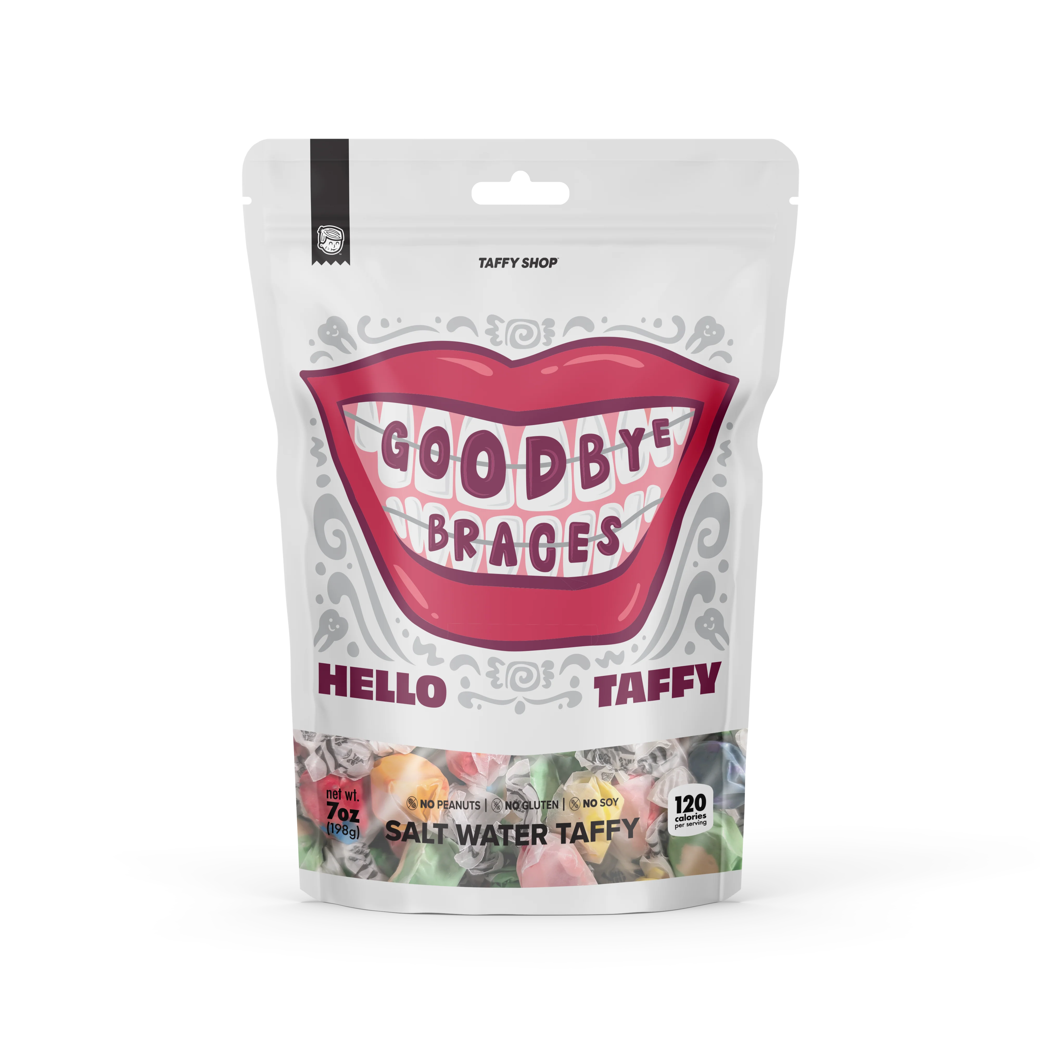 Goodbye Braces Custom Taffy Bag