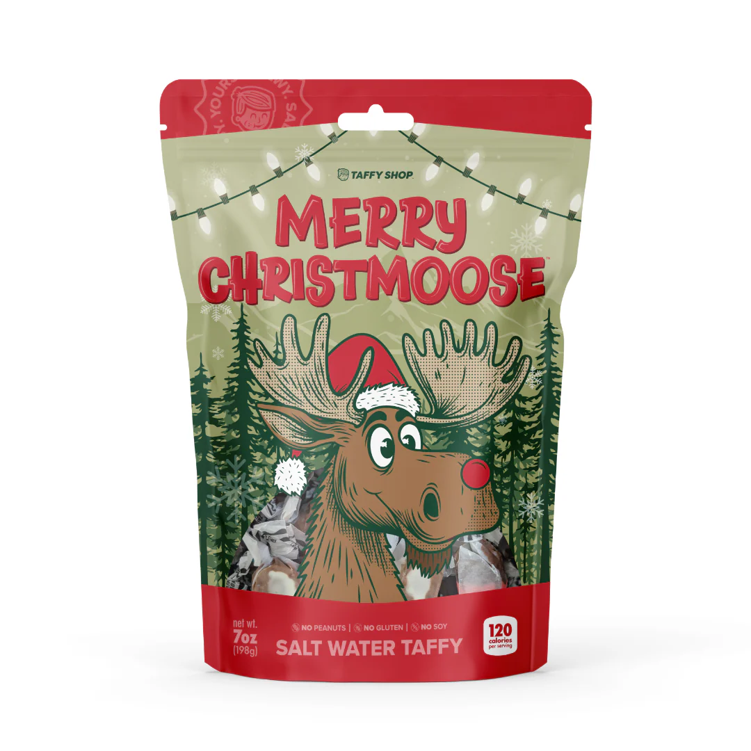 Merry Christmoose Taffy Bag (7oz)