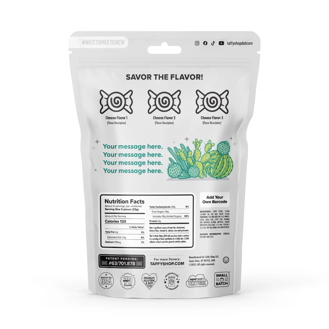 Perfectly Prickly Custom Taffy Bag - Image 4