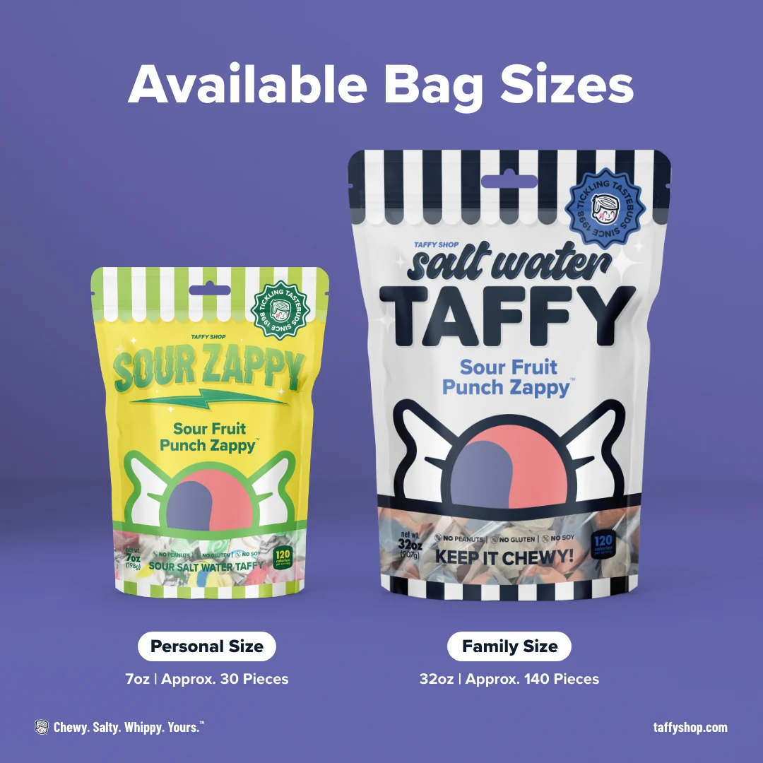 Sour Fruit Punch Zappy Taffy - Image 3