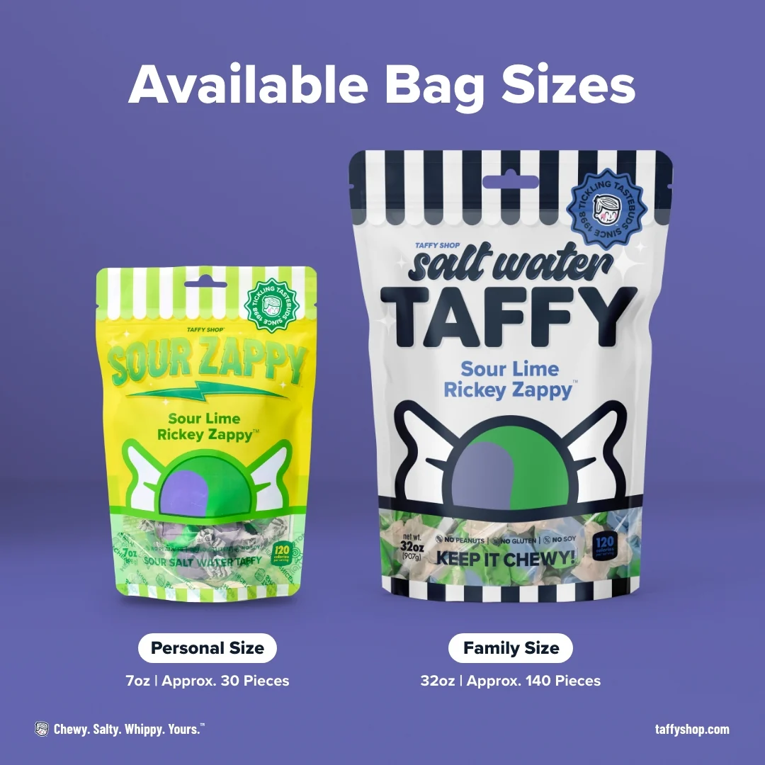 Sour Lime Rickey Zappy Taffy - Image 4