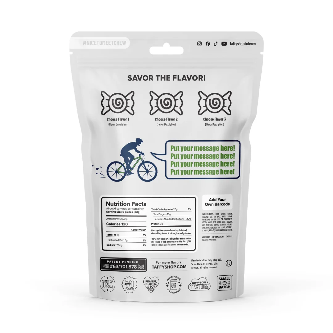 Spoke Stoke Custom Taffy Bag - Image 6