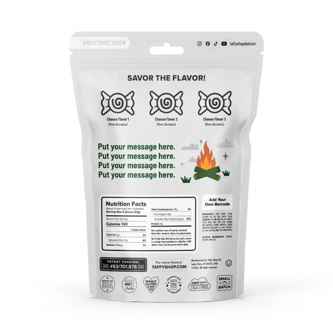 This Taffy is in Tents Custom Taffy Bag - Image 3