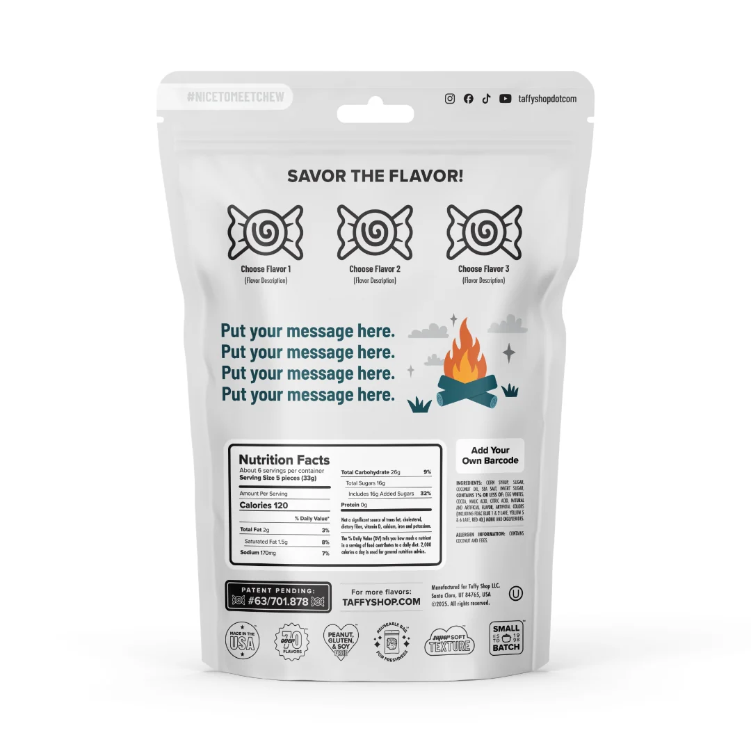 This Taffy is in Tents Custom Taffy Bag - Image 6