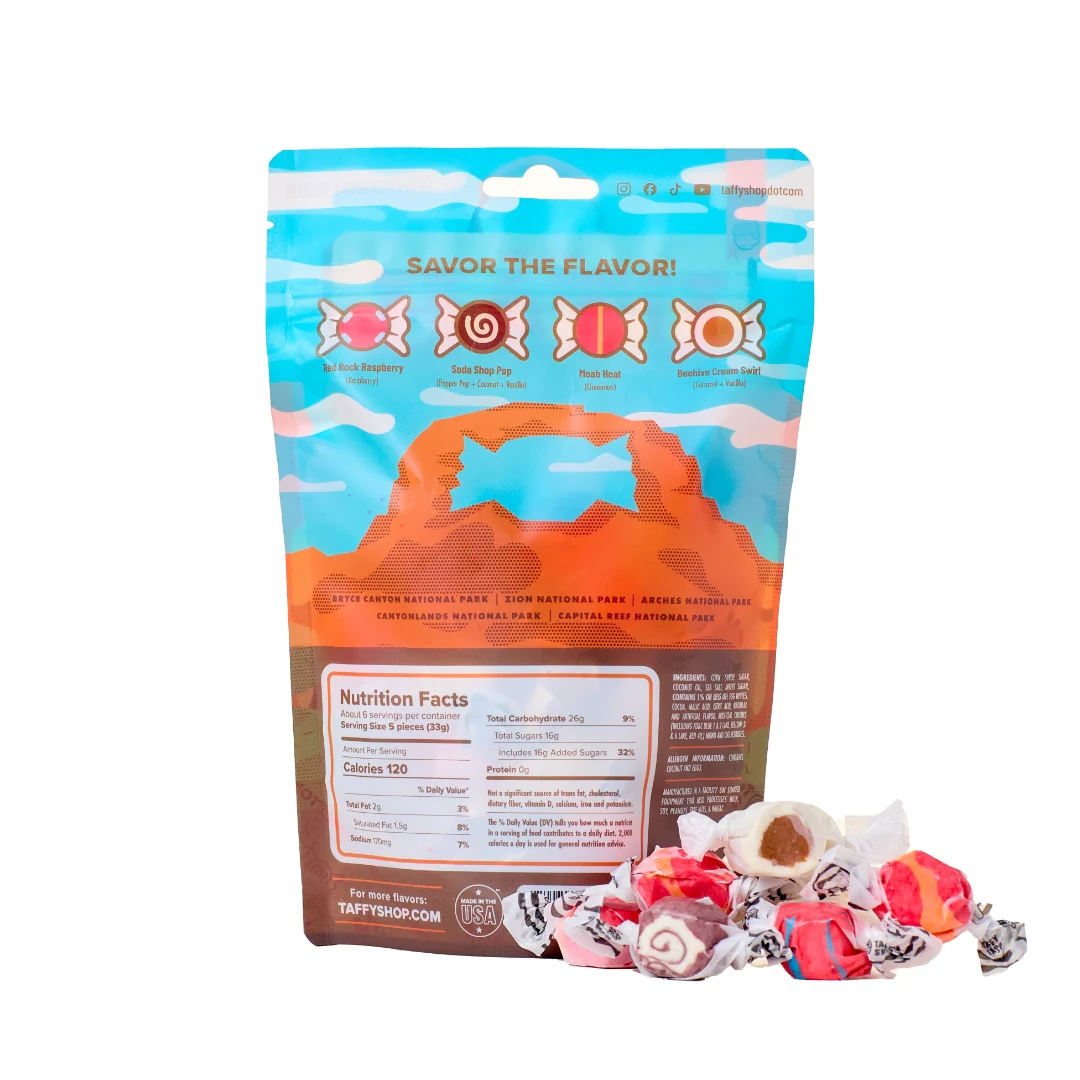 Utah National Parks Taffy Bag (7oz) - Image 3